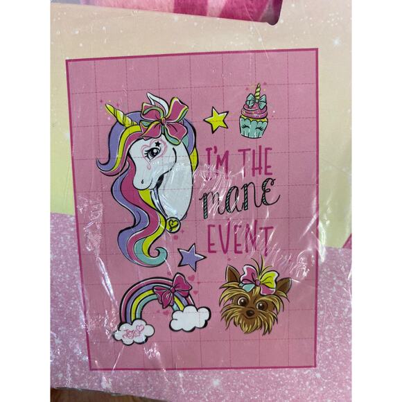 JoJo Siwa Plush Unicorn Weighted Blanket 36x48. I’m The Mane Event. 4.5lbs - Picture 5 of 7
